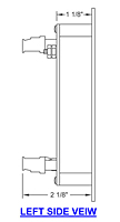 Reverse Mount Level Probe Converter - Left Side View